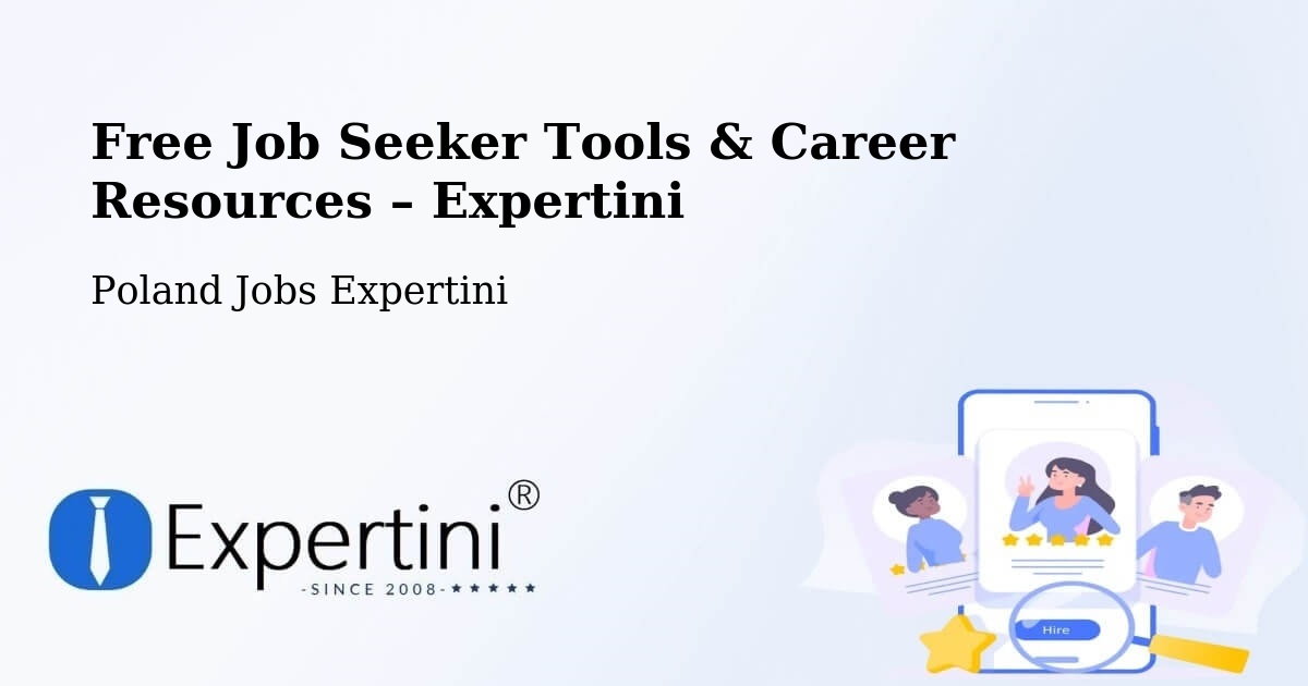 Free Job Seeker Tools & Career Resources – Chojnice - Chojnice, Poland Jobs Expertini